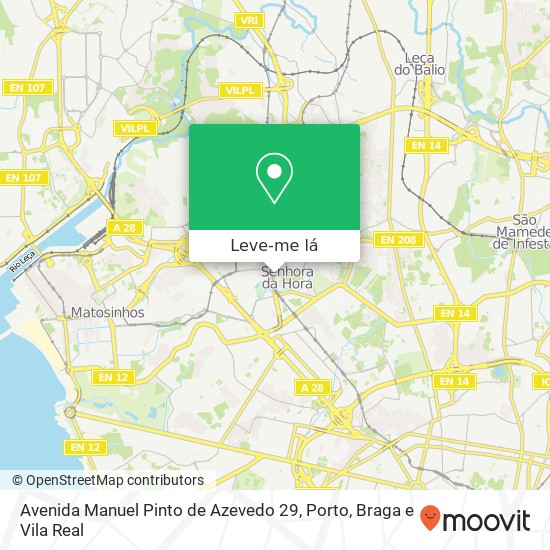 Avenida Manuel Pinto de Azevedo 29 mapa