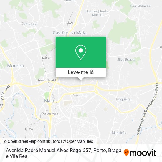 Avenida Padre Manuel Alves Rego 657 mapa
