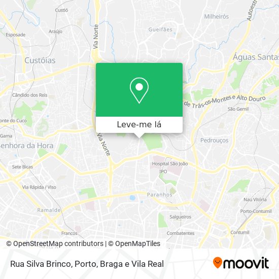 Rua Silva Brinco mapa