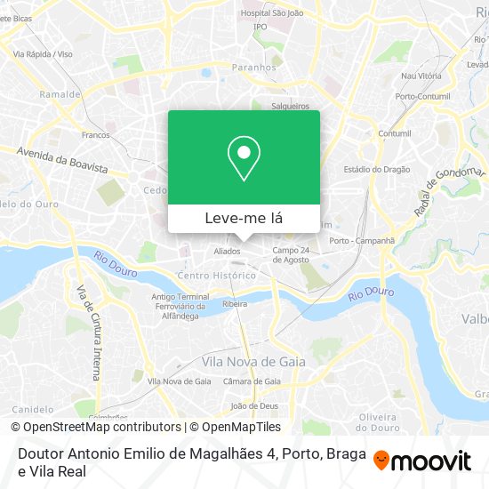 Doutor Antonio Emilio de Magalhães 4 mapa