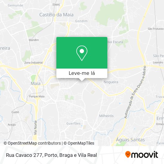 Rua Cavaco 277 mapa