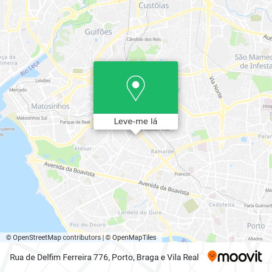 Rua de Delfim Ferreira 776 mapa