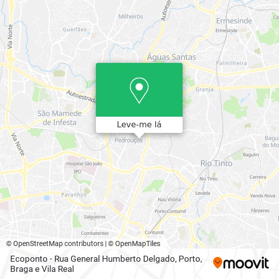 Ecoponto - Rua General Humberto Delgado mapa