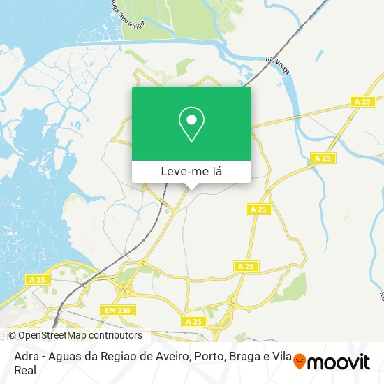 Adra - Aguas da Regiao de Aveiro mapa