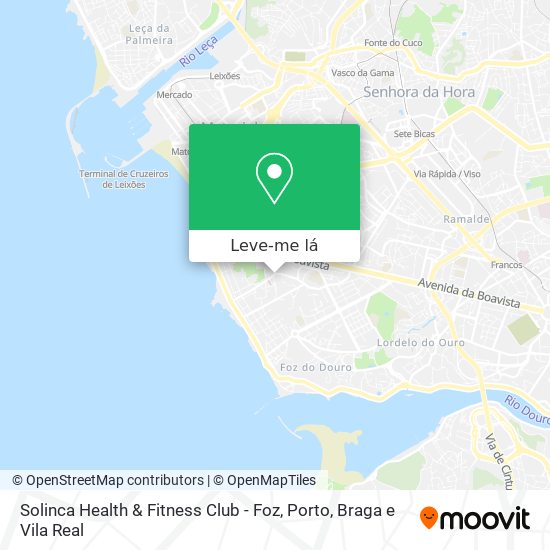 Solinca Health & Fitness Club - Foz mapa