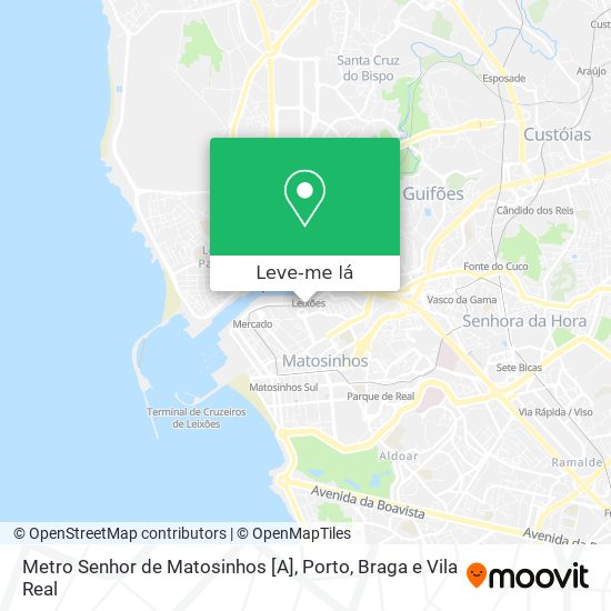Metro Senhor de Matosinhos [A] mapa