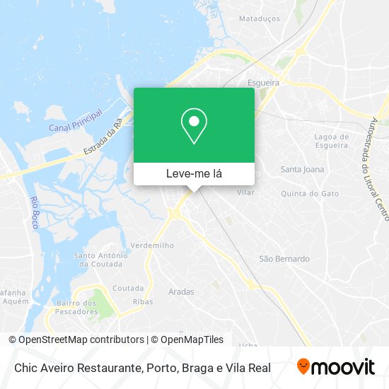 Chic Aveiro Restaurante mapa