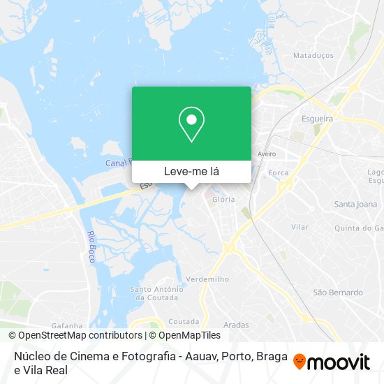 Núcleo de Cinema e Fotografia - Aauav mapa