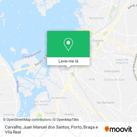 Carvalho, Juan Manuel dos Santos mapa