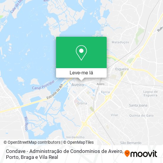 Condave - Administração de Condomínios de Aveiro mapa