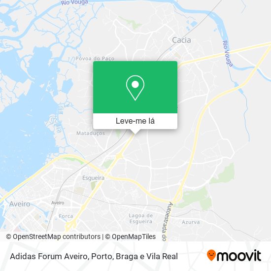 Adidas Forum Aveiro mapa