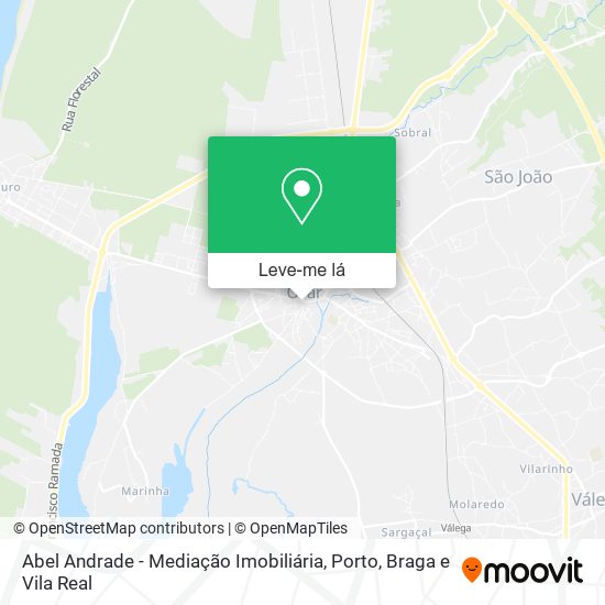 Abel Andrade - Mediação Imobiliária mapa
