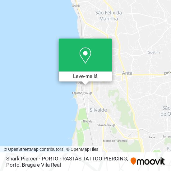Shark Piercer - PORTO - RASTAS TATTOO PIERCING mapa