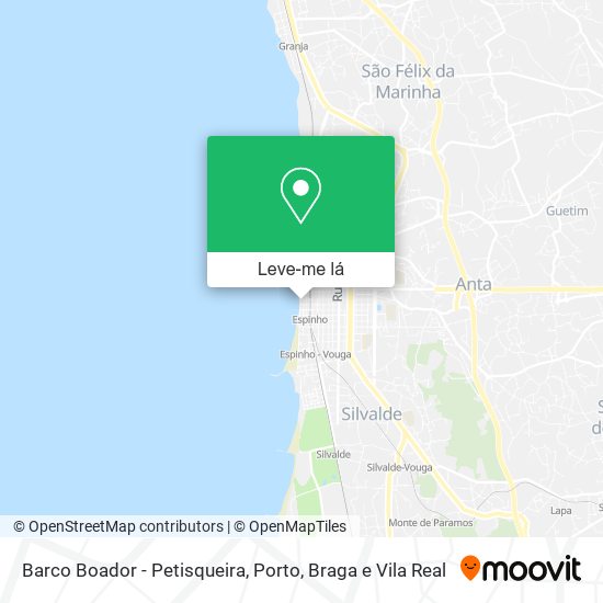 Barco Boador - Petisqueira mapa