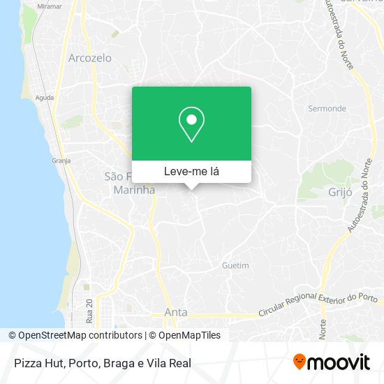 Pizza Hut mapa