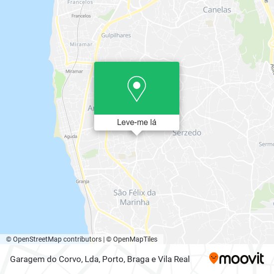 Garagem do Corvo, Lda mapa