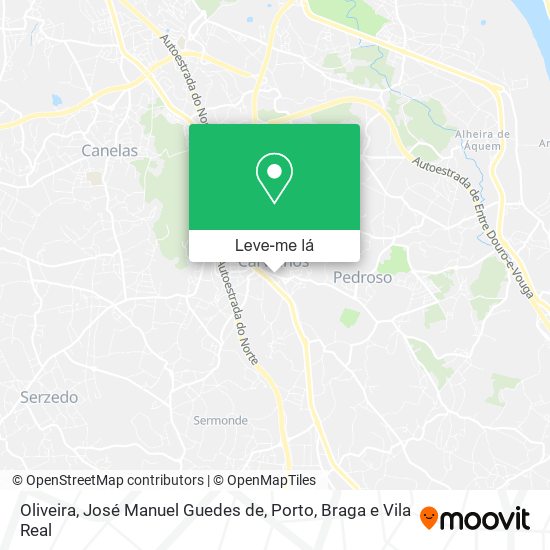 Oliveira, José Manuel Guedes de mapa