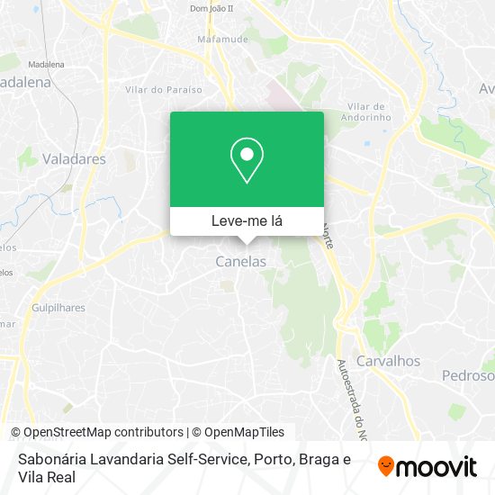 Sabonária Lavandaria Self-Service mapa
