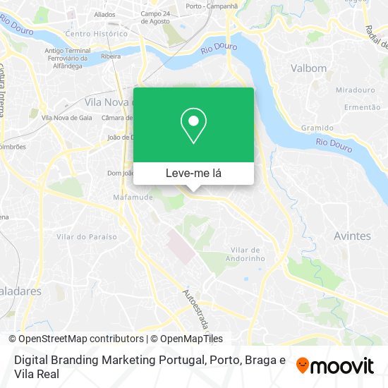 Digital Branding Marketing Portugal mapa