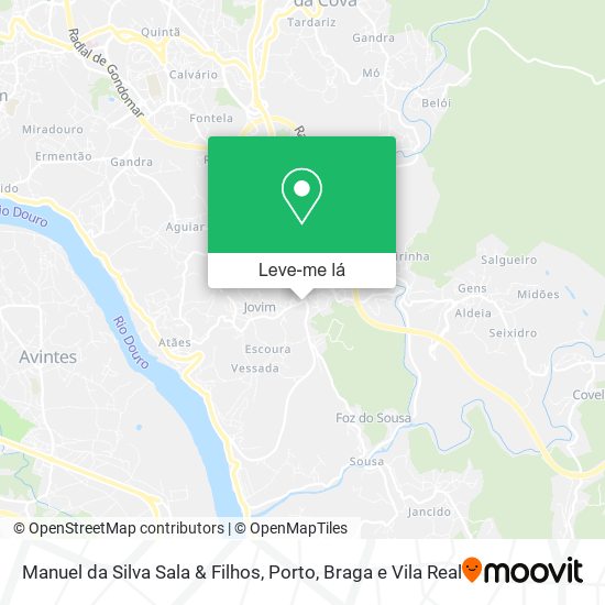 Manuel da Silva Sala & Filhos mapa
