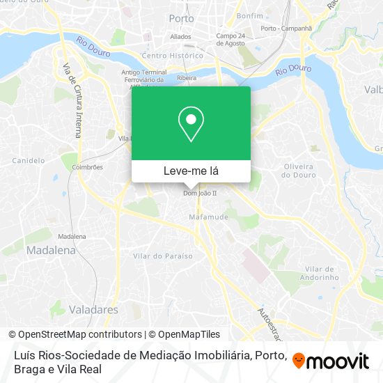 Luís Rios-Sociedade de Mediação Imobiliária mapa