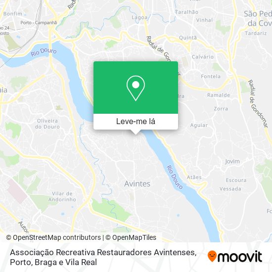 Associação Recreativa Restauradores Avintenses mapa