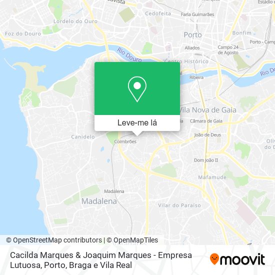 Cacilda Marques & Joaquim Marques - Empresa Lutuosa mapa