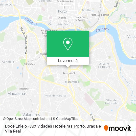 Doce Enleio - Actividades Hoteleiras mapa