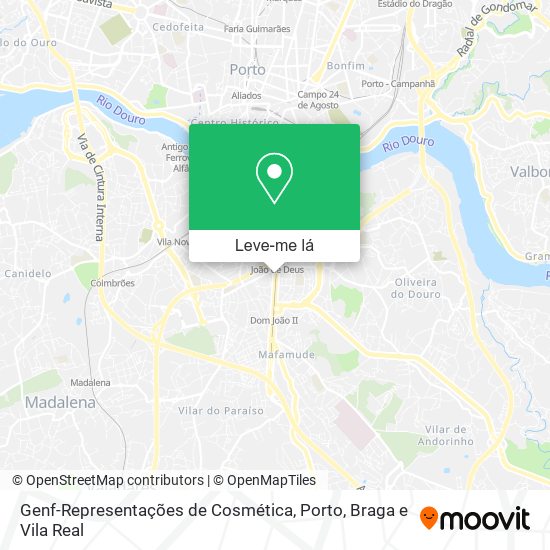 Genf-Representações de Cosmética mapa