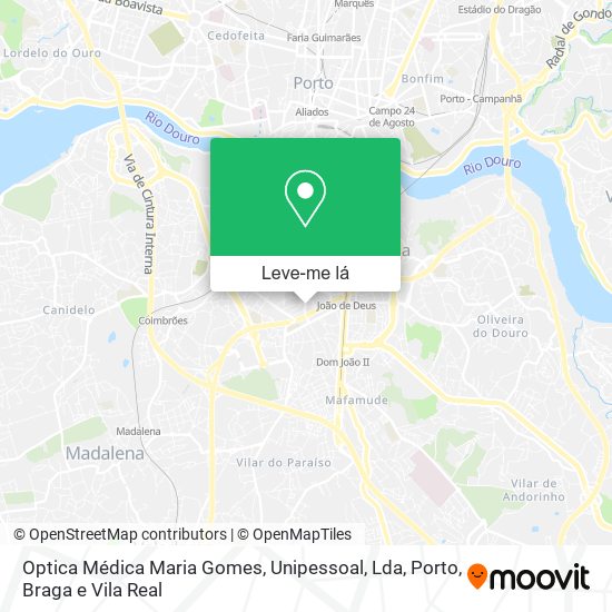 Optica Médica Maria Gomes, Unipessoal, Lda mapa