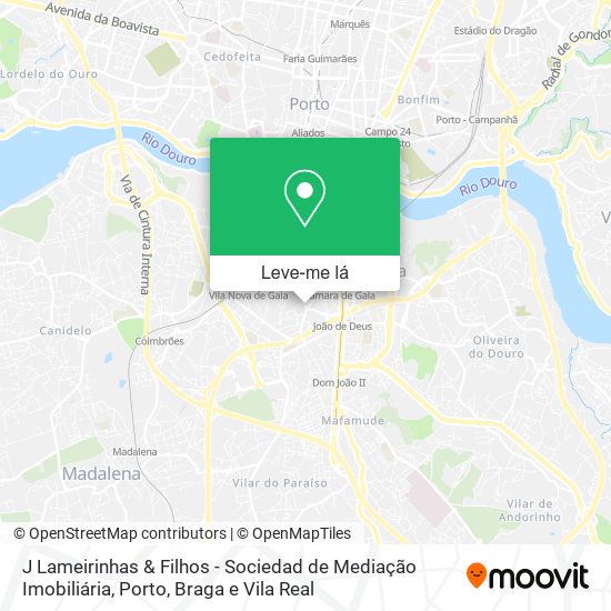 J Lameirinhas & Filhos - Sociedad de Mediação Imobiliária mapa