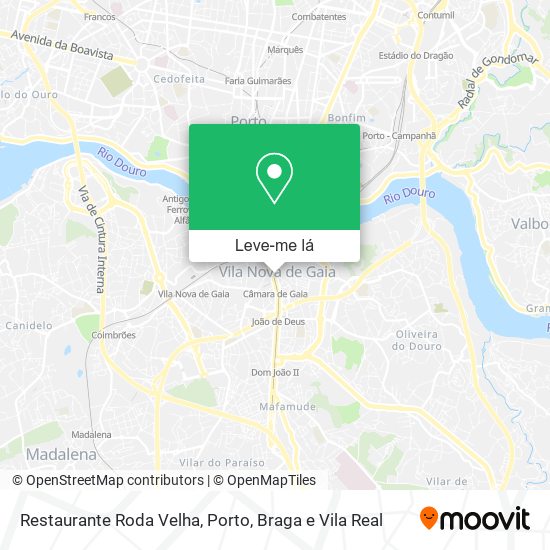 Restaurante Roda Velha mapa