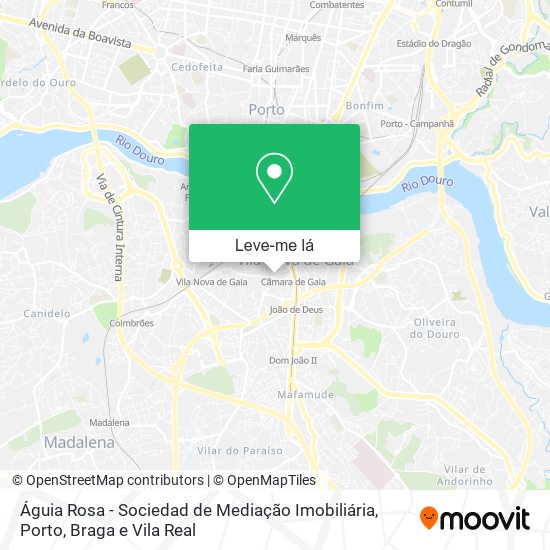 Águia Rosa - Sociedad de Mediação Imobiliária mapa