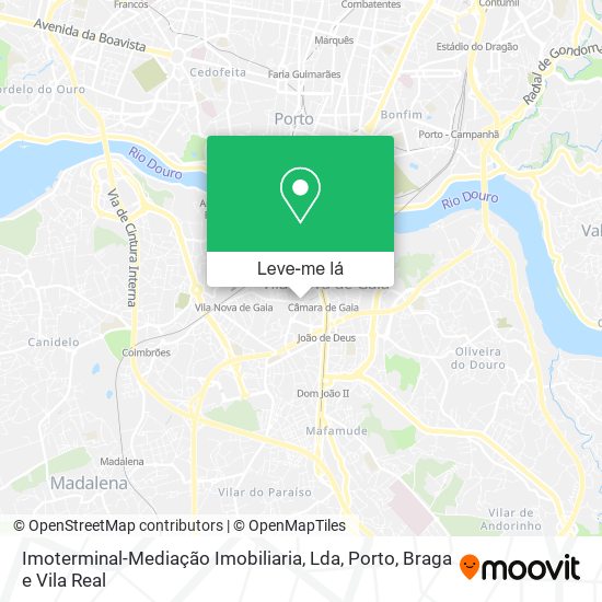 Imoterminal-Mediação Imobiliaria, Lda mapa