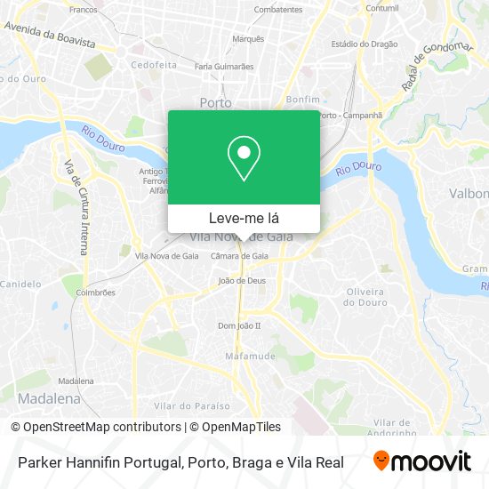 Parker Hannifin Portugal mapa