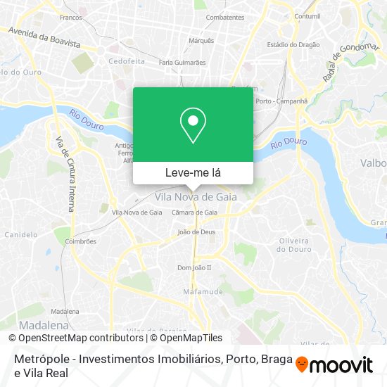 Metrópole - Investimentos Imobiliários mapa
