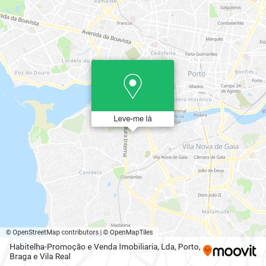 Habitelha-Promoção e Venda Imobiliaria, Lda mapa