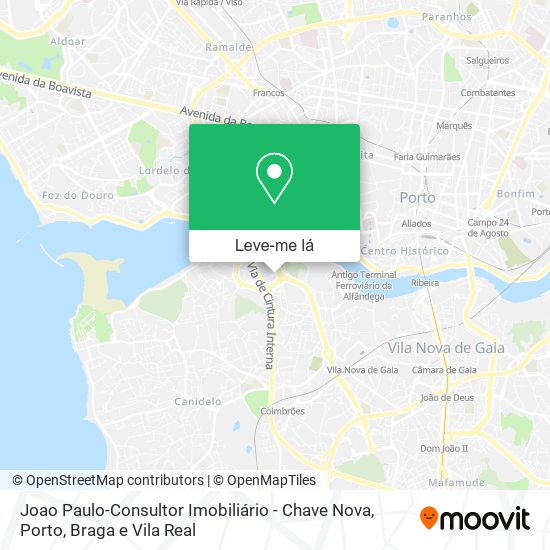 Joao Paulo-Consultor Imobiliário - Chave Nova mapa