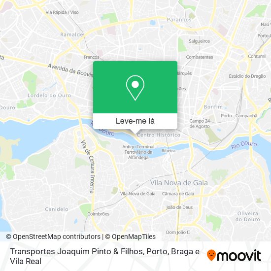 Transportes Joaquim Pinto & Filhos mapa