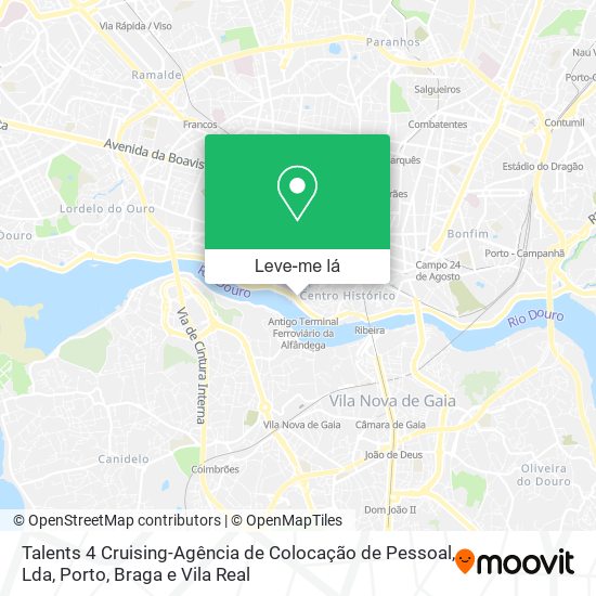Talents 4 Cruising-Agência de Colocação de Pessoal, Lda mapa