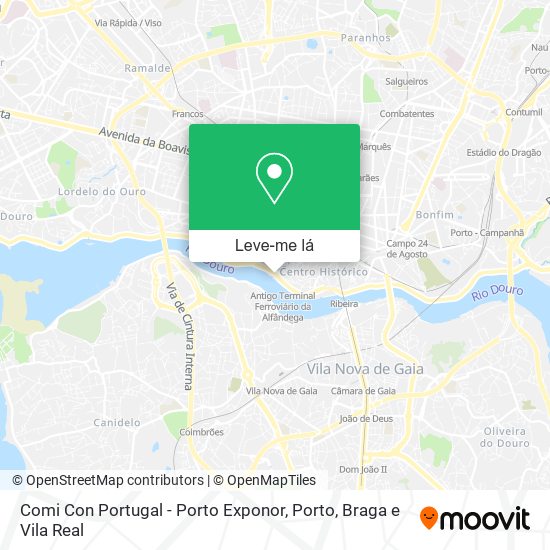Comi Con Portugal - Porto Exponor mapa