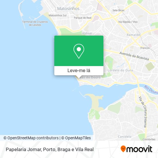 Papelaria Jomar mapa