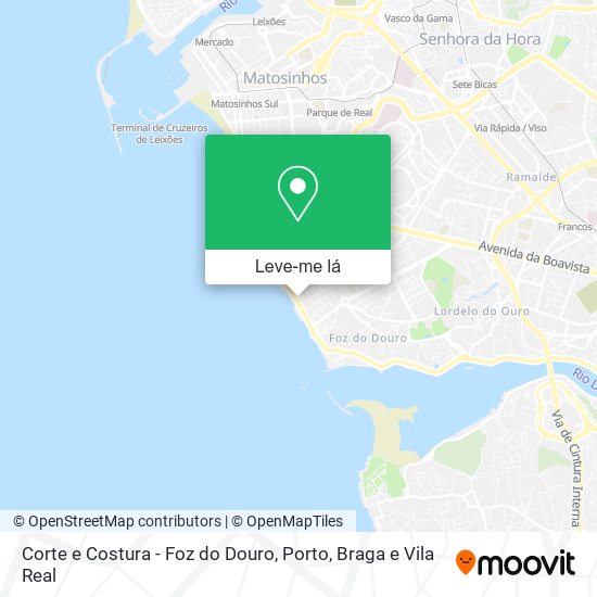 Corte e Costura - Foz do Douro mapa