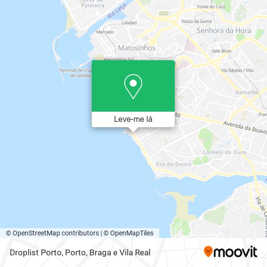 Droplist Porto mapa