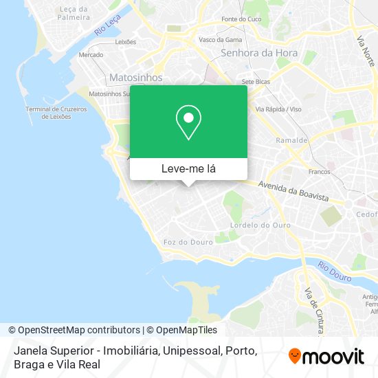 Janela Superior - Imobiliária, Unipessoal mapa