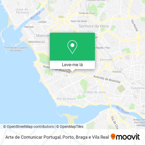 Arte de Comunicar Portugal mapa