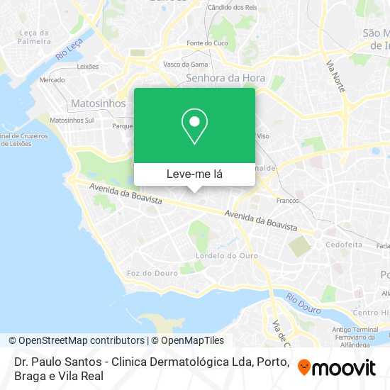 Dr. Paulo Santos - Clinica Dermatológica Lda mapa