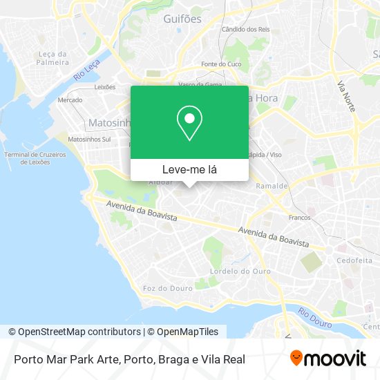 Porto Mar Park Arte mapa