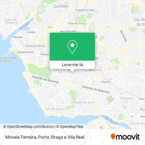 Móveis Ferreira mapa