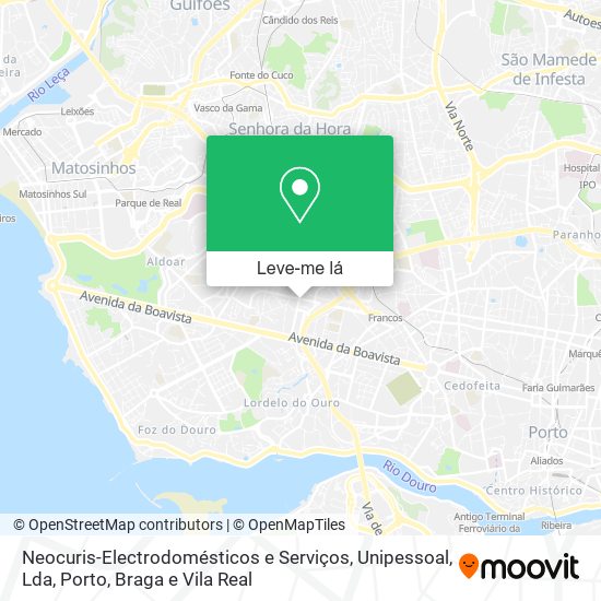 Neocuris-Electrodomésticos e Serviços, Unipessoal, Lda mapa